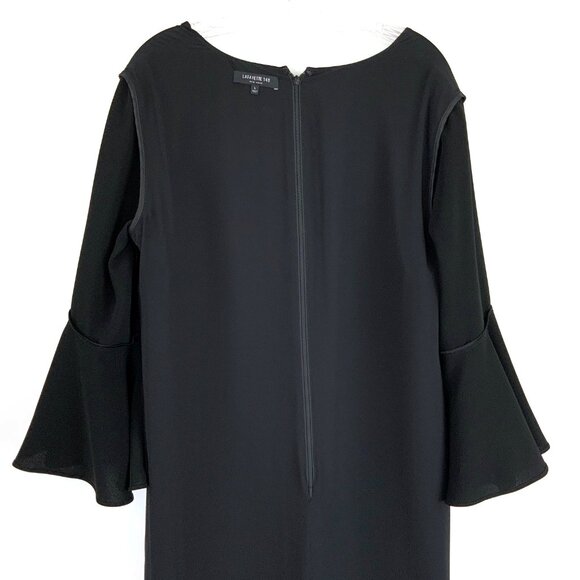 Lafayette 148 New York Holly Bell-Sleeve Shift Dress. - Picture 7 of 16